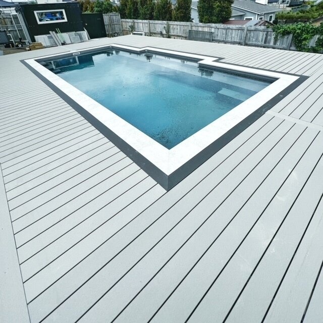 Pool Deck Glass Fence